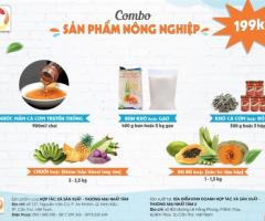 Combo: Thực phẩm khô - Rau củ quả